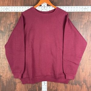 Discus Athletic Sweatshirt Pullover Blank Made In USA‎ Vintage 90s Maroon Men XL